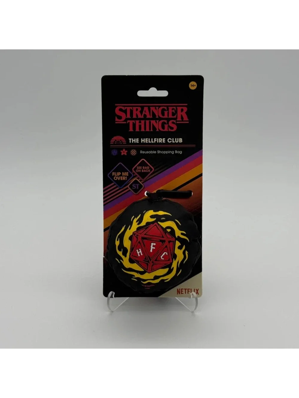 Stranger Things Reusable Tote Bag The Hellfire Club